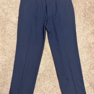 Haggar Men's Deep Blue Dress Pants